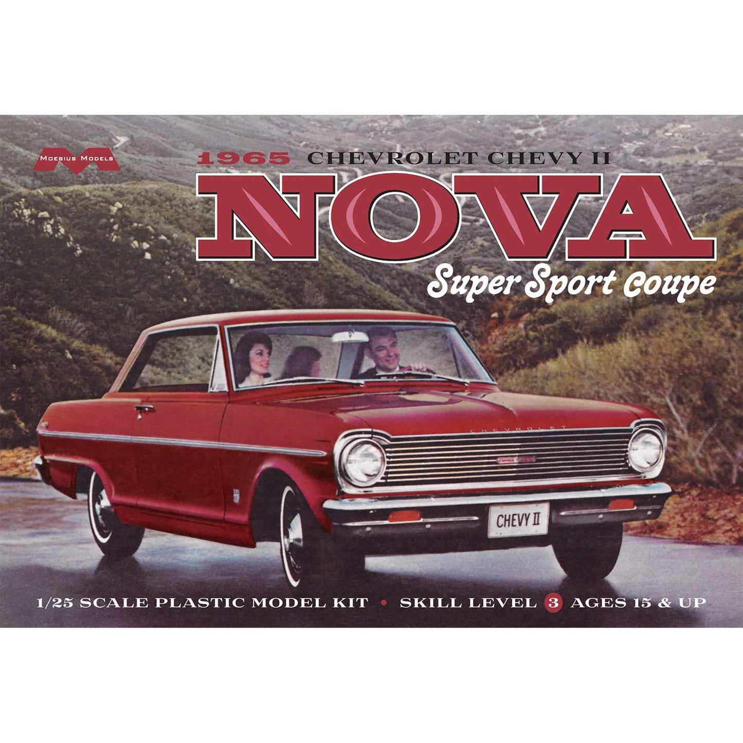 1/25 1965 Chevy Nova Super Sport Plastic Model Kit (MOE2322)