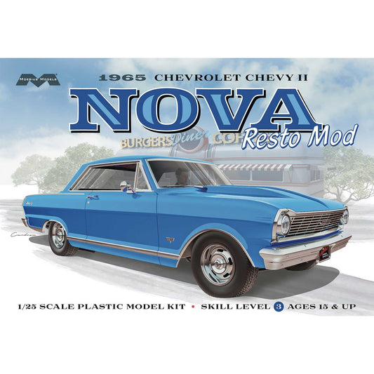 1/25 1965 Chevy II Nova Resto Mod Plastic Model Kit (MOE2323)