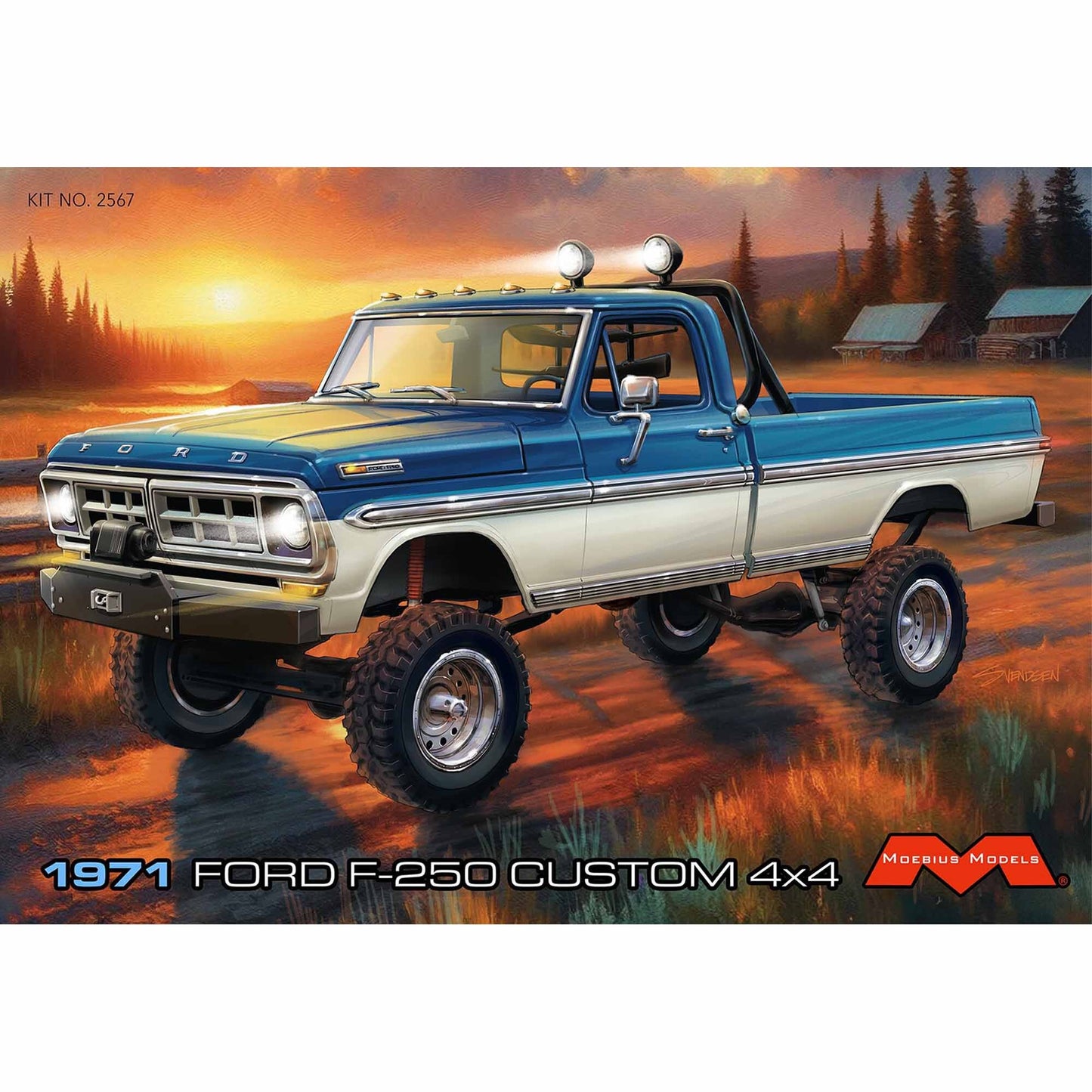 1971 Ford F-250 Custom 4x4 1/25th Scale