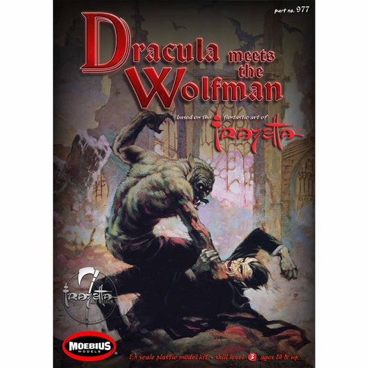 1/8th Scale Frazetta Dracula Meets the Wolfman