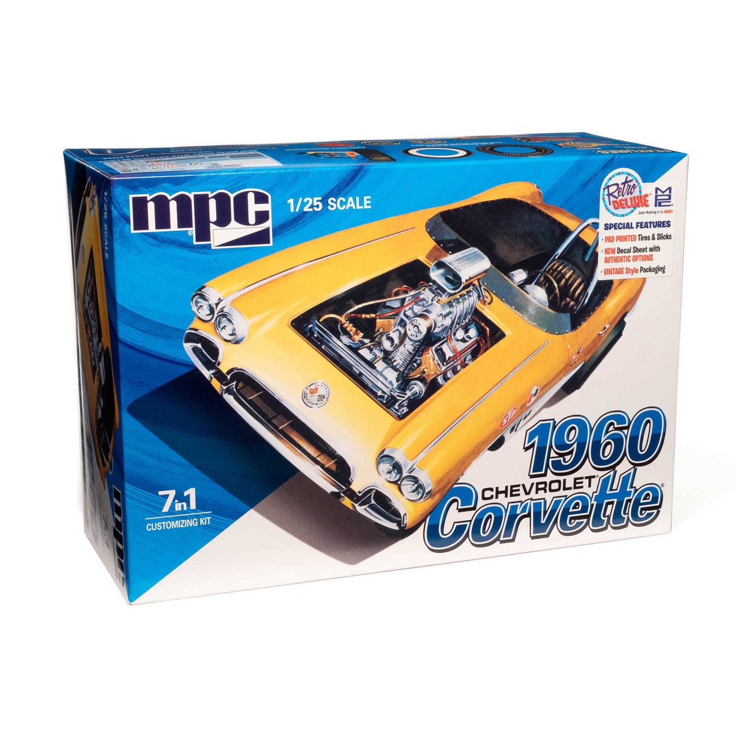 1/25 1960 Corvette Plastic Model Kit (MPC1002)