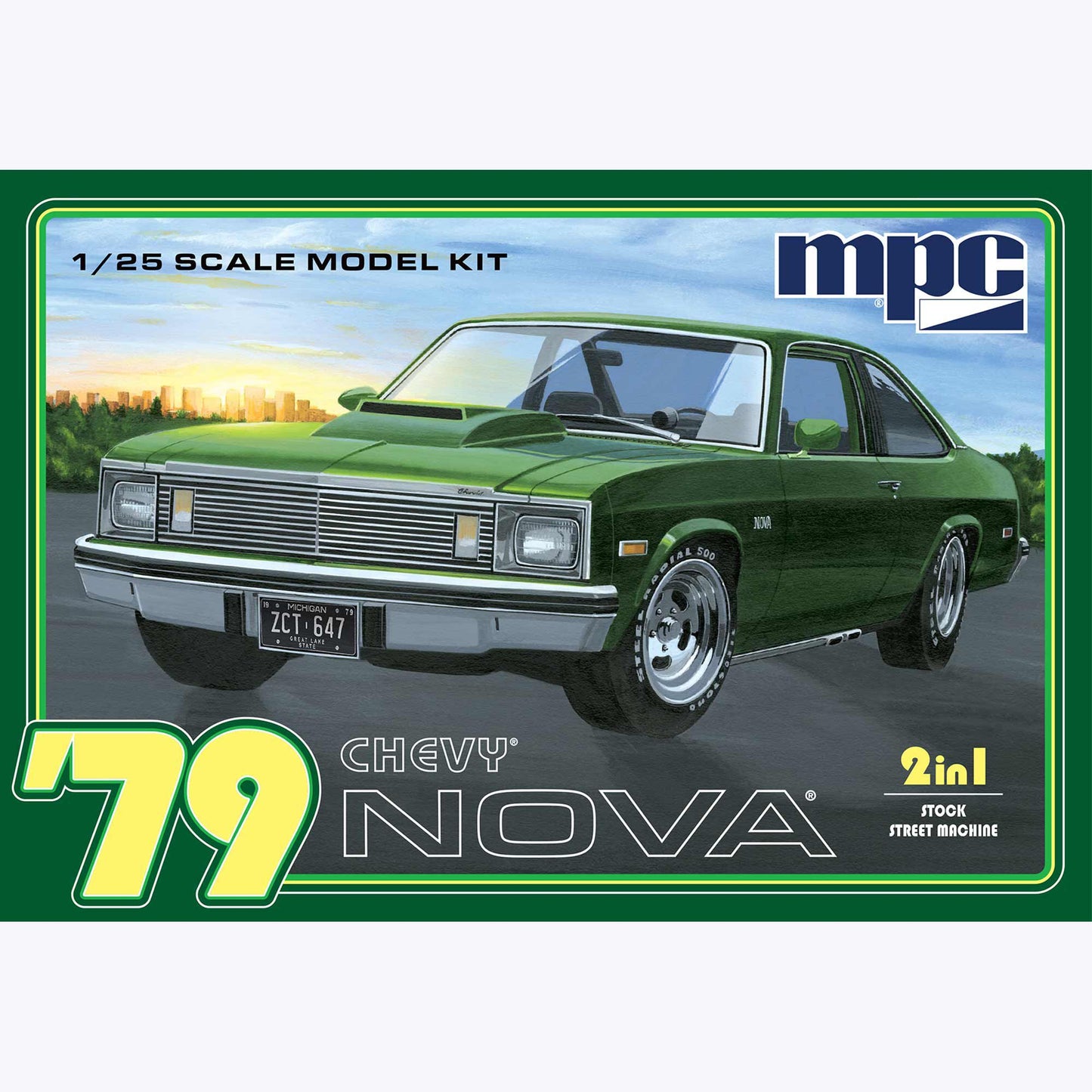 1/25 1979 Chevy Nova Plastic Model Kit (MPC1003)