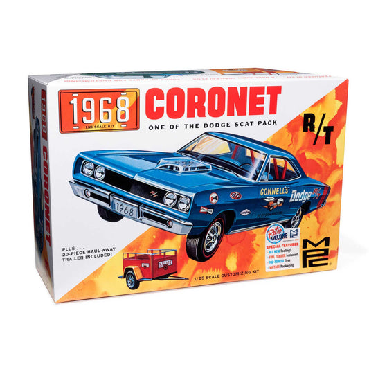 1/25 1968 Coronet R/T Plastic Model Kit (MPC975)