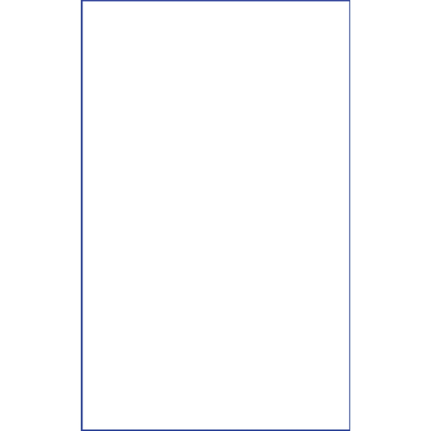 White Trim Film 8-1/2 inches x 11 inches (MSI021)