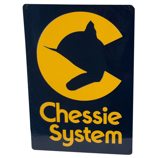 8-inch Die-Cut Metal Sign Chessie (MSI10036)