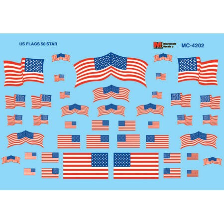 HO 50-Star US Flags 1960 and Later (MSIMC4202)