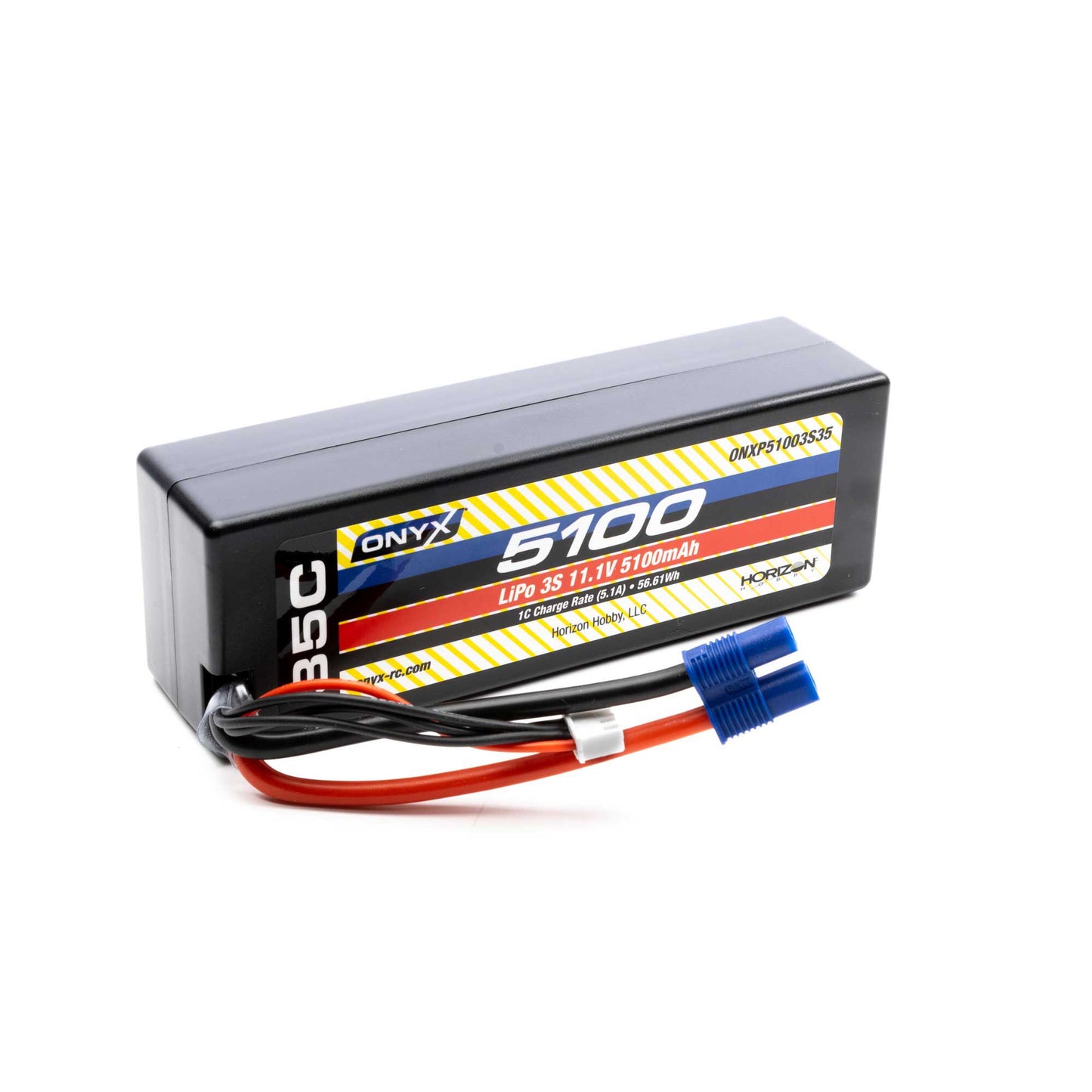 11.1V 5100mAh 3S 35C Hardcase LiPo Battery (ONXP51003S35)