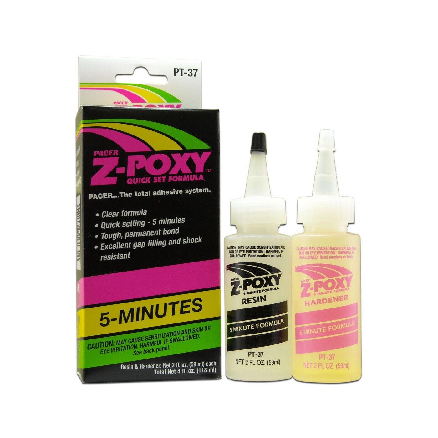 Z-Poxy 5 Minute Epoxy 4 oz (PAAPT37)