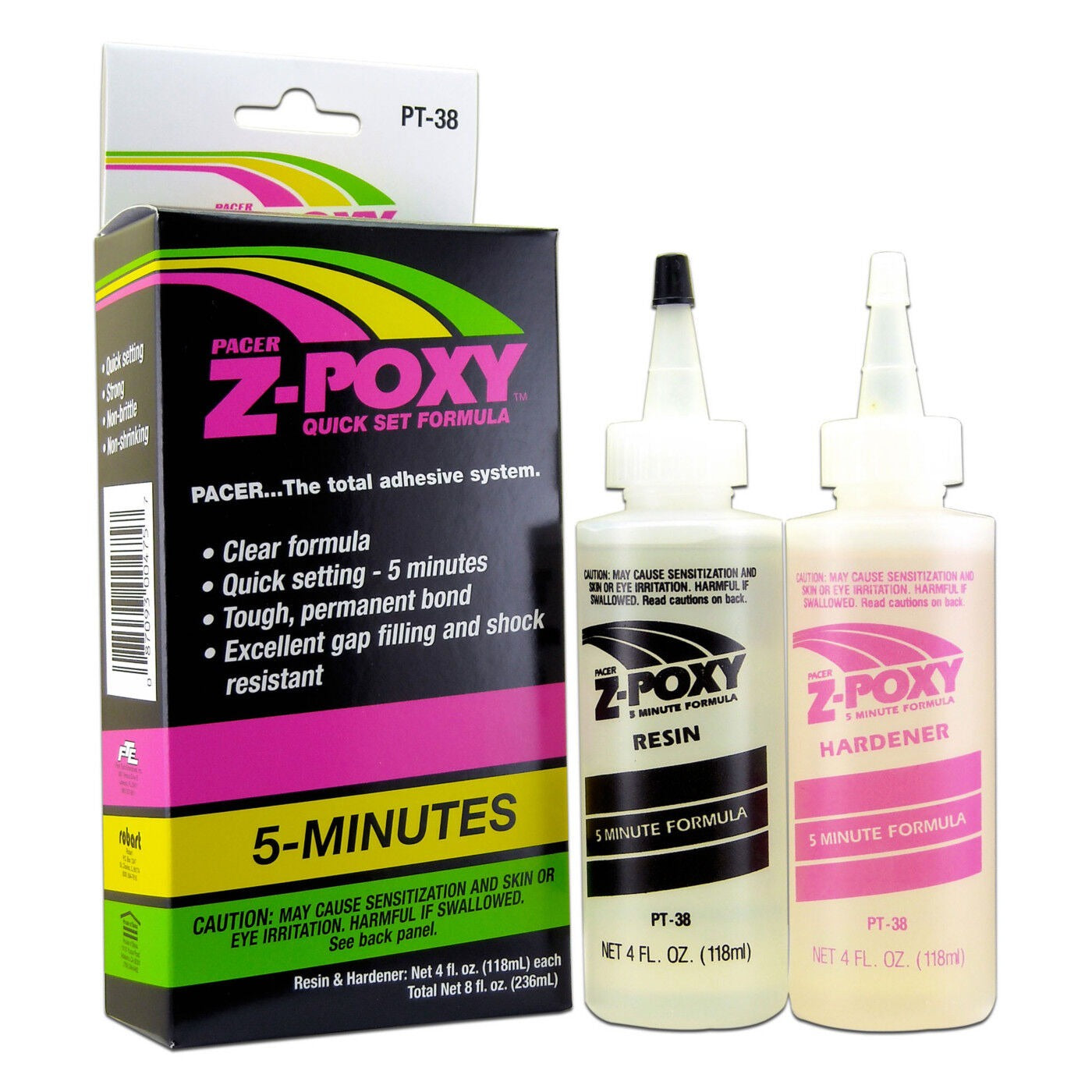 Z-Poxy 5 Minute Epoxy 8 oz (PAAPT38)