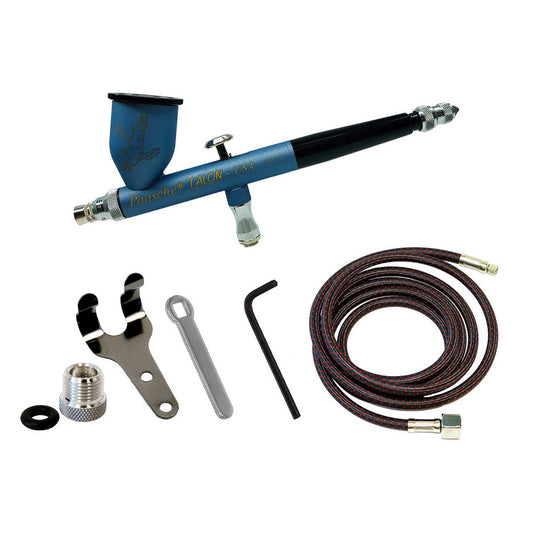 Talon Set .38mm Airbrush with 1/8 BSP Adapter (Cerakote Coated Polar Blue-Black) (PASC-TG1AS-PBB)