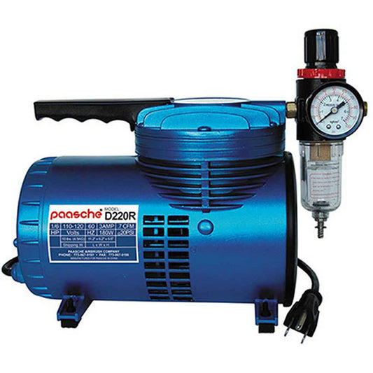 1/6 HP Diaphragm Compressor with Regulator and Moisture Trap (PASD220R)