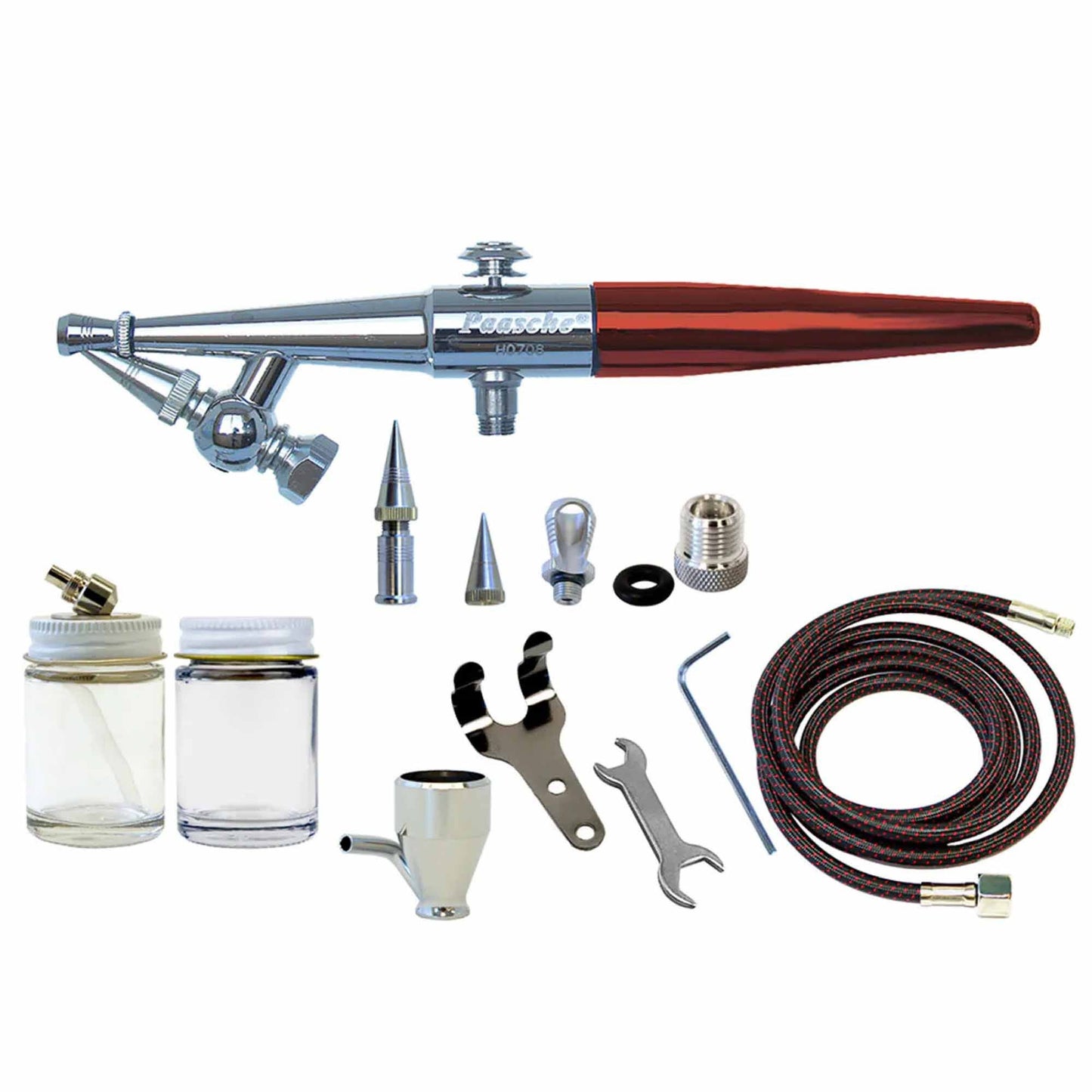 Airbrush Head Set with Adapter (.45mm, .65mm, 1.05mm) (PASHS3MH)