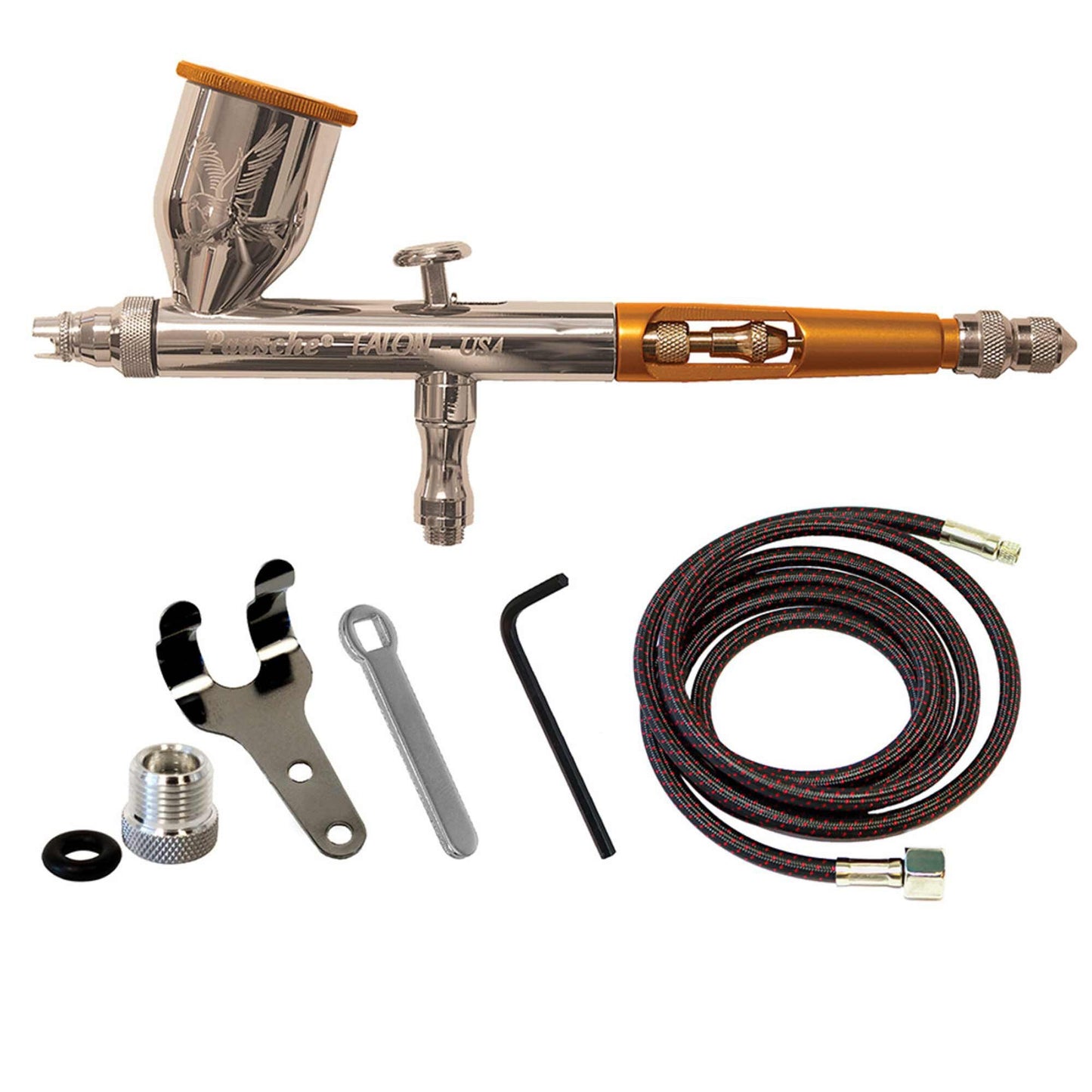 PASTG1AS Talon Gravity Feed Airbrush Set (.38mm) & Adapter