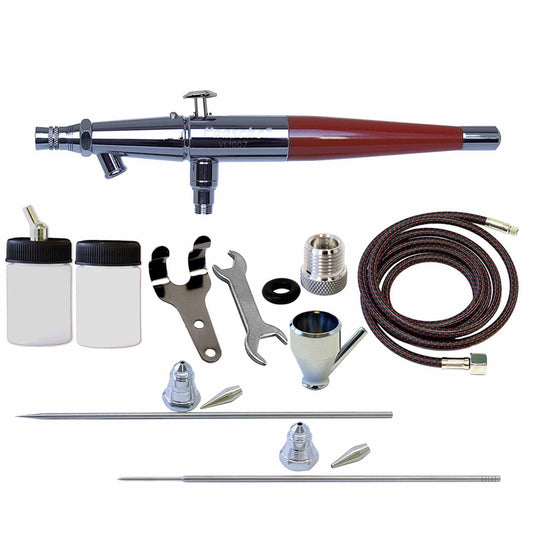 Double Action Airbrush Set with .55, .75, and 1.05mm Heads (PASVL3AS)
