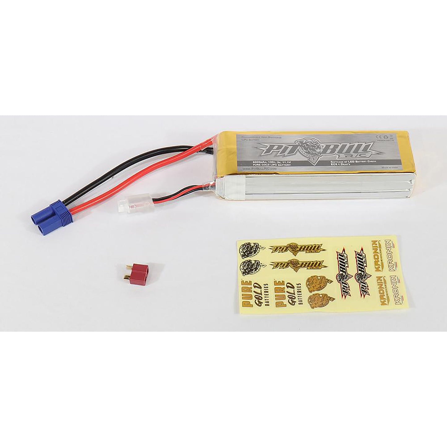 Pure Gold 11.1V 6000mAh 3S 100C Lipo Battery (PBTPBB6A100C3S)