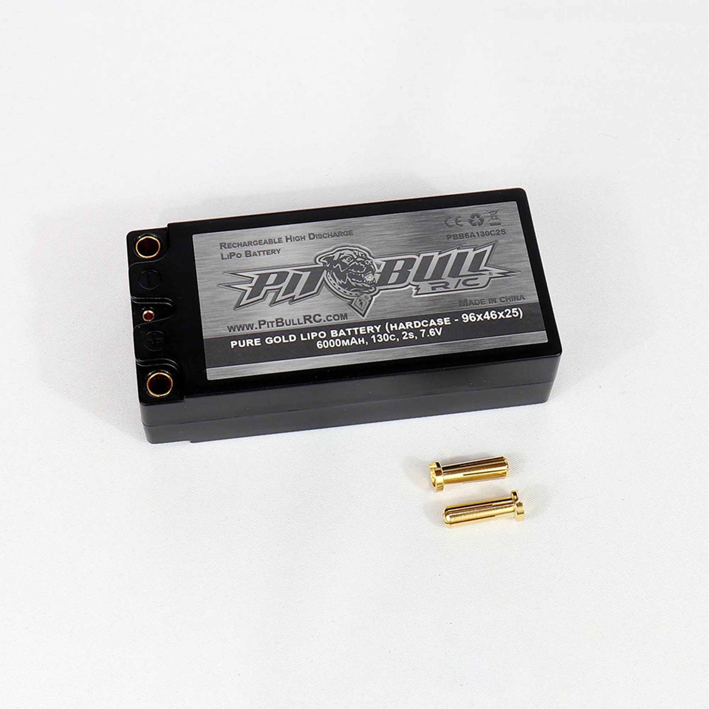 Pure Gold 7.6V 6000mAh 2S 130C Lipo Battery (PBTPBB6A130C2S)