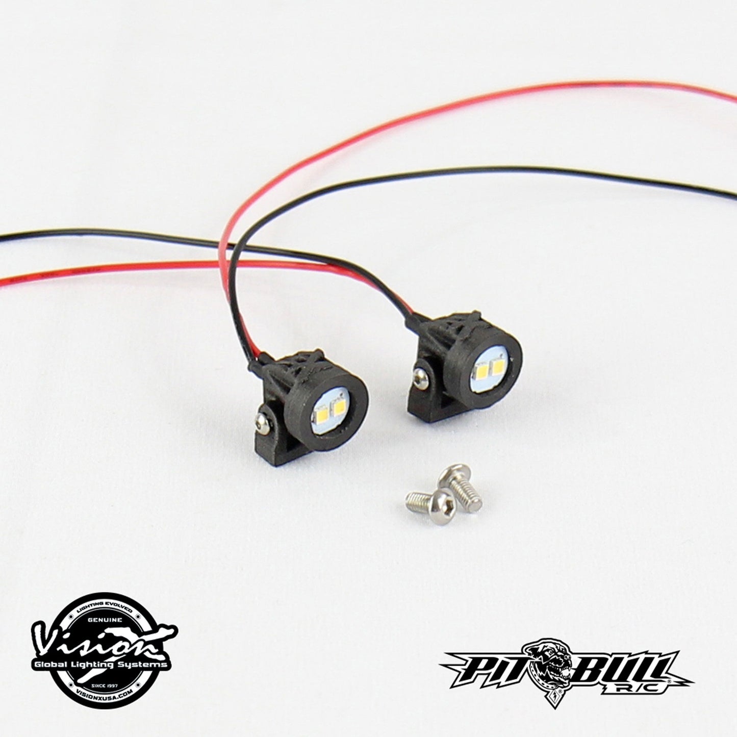 VisionX Optimus LED Pod Lights Round Set of Two (PBTPBVOR1)