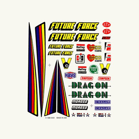 Dry Transfer,Drag Racer (PIN316)