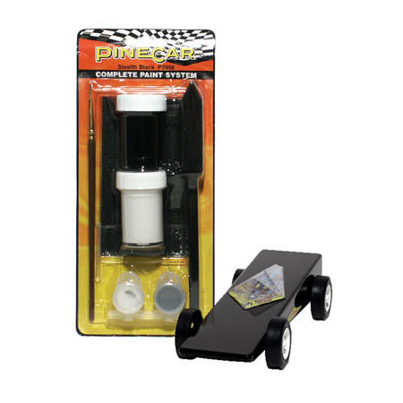 Pinecar Complete Paint System, Stealth Black (PIN3956)_1