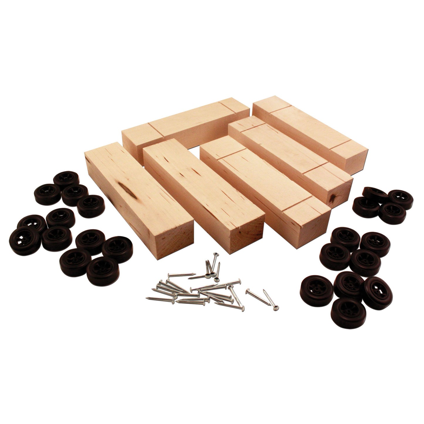 Pinecar Basic Car Bulk Kit (6-Pack) (PIN4051)