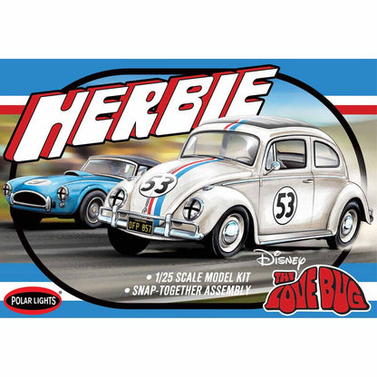 Herbie Volkswagen Beetle Model Snap-Together Plastic Model Kit (PLL1005)