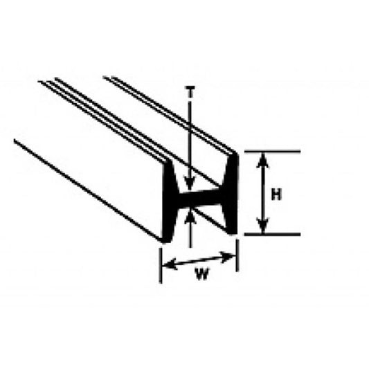 H Column Styrene 5/16'' (5) (PLS90547)
