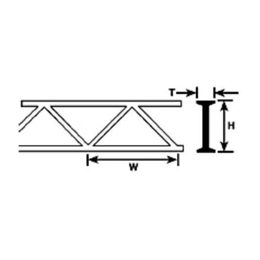 Open Web Truss Styrene 1/8" (2) (PLS90651)_1