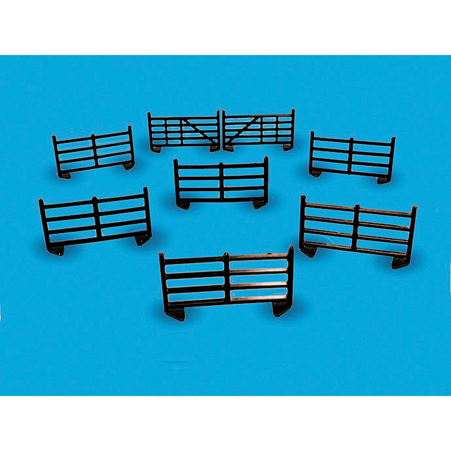 HO Fences and Gates Set (16 Pieces) (PPC5085)