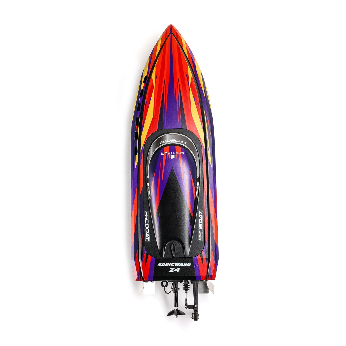 Sonicwake 24" Self-Righting Deep-V Ready to Run with Battery and Charger (Red) (PRB-1992T1)_12