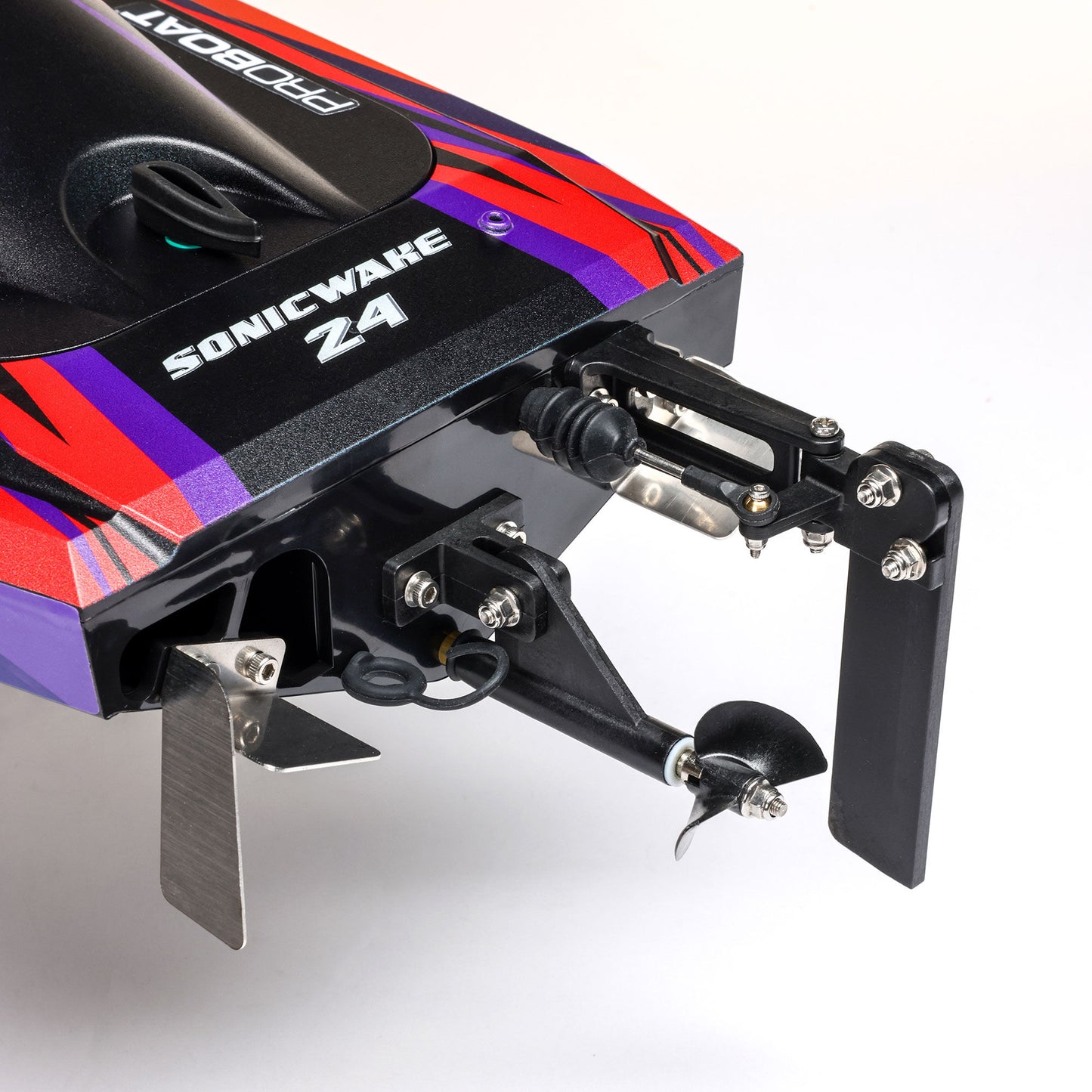 Sonicwake 24" Self-Righting Deep-V Ready to Run with Battery and Charger (Red) (PRB-1992T1)_16