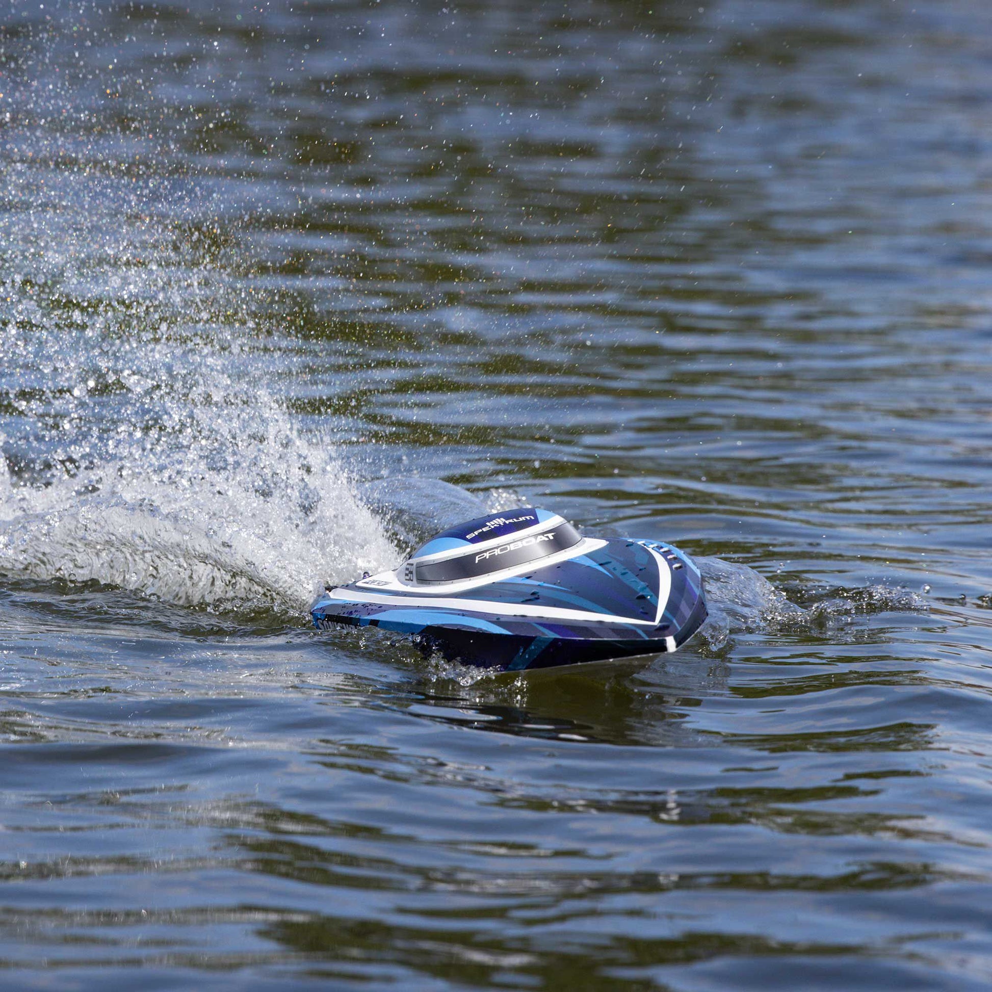 Sonicwake 24" Self-Righting Deep-V Ready to Run with Battery and Charger (Blue) (PRB-1992T2)_16