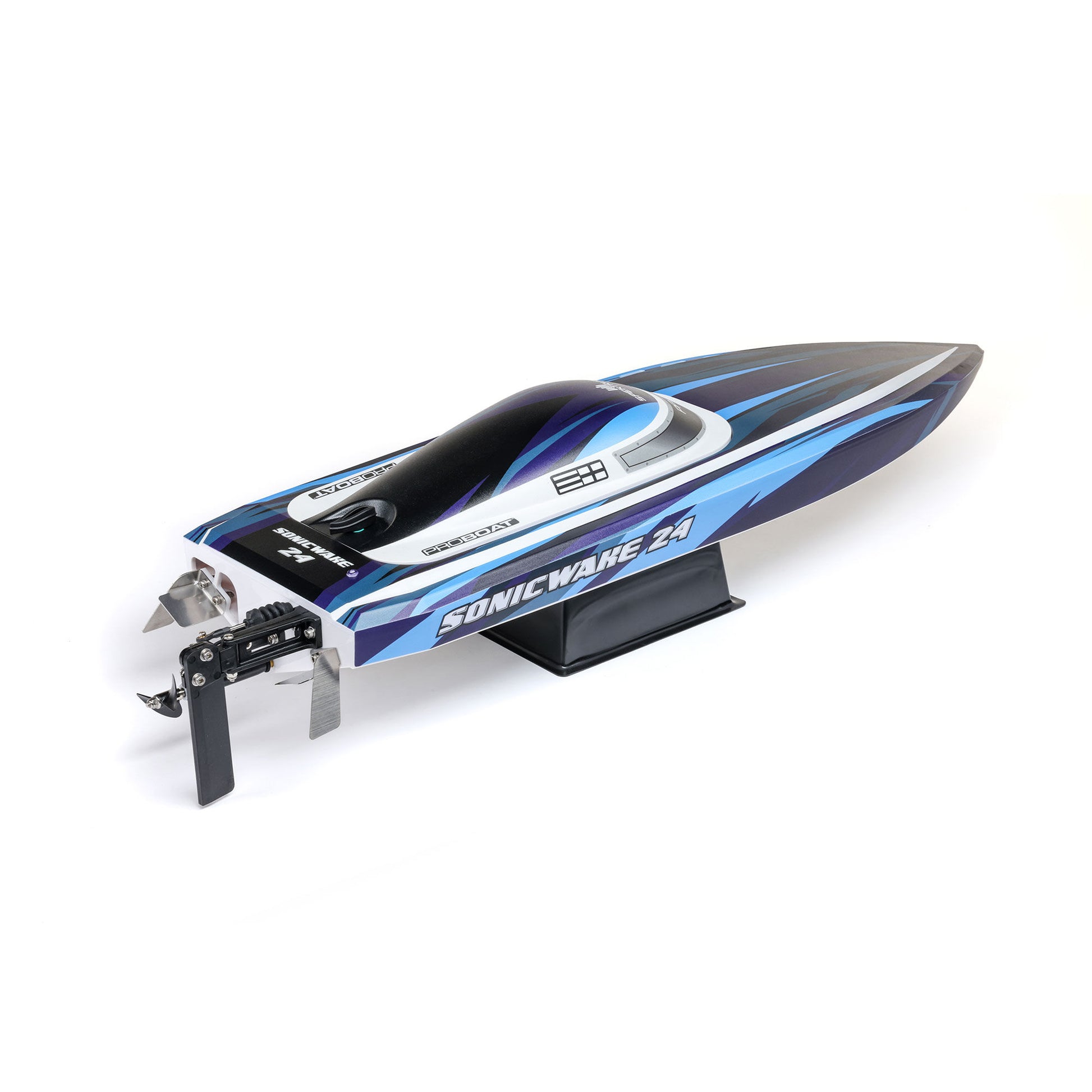 Sonicwake 24" Self-Righting Deep-V Ready to Run with Battery and Charger (Blue) (PRB-1992T2)_13