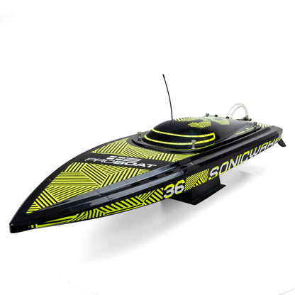 Sonicwake 36" V3 Self-Righting V-Hull Ready to Run (Black) (PRB-2171T1)_1