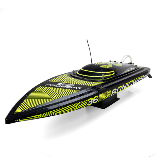 Sonicwake 36" V3 Self-Righting V-Hull Ready to Run (Black) (PRB-2171T1)_1