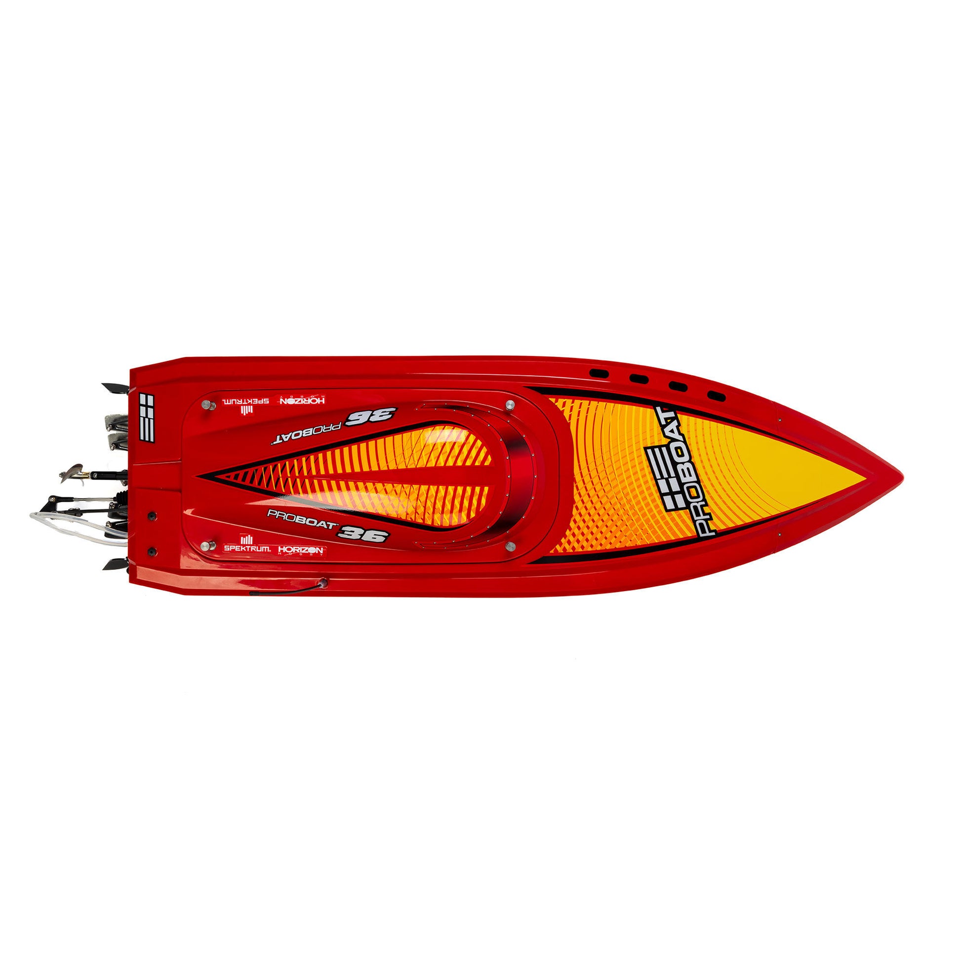 Sonicwake 36" V3 Self-Righting V-Hull Ready to Run (Red) (PRB-2171T2)_22