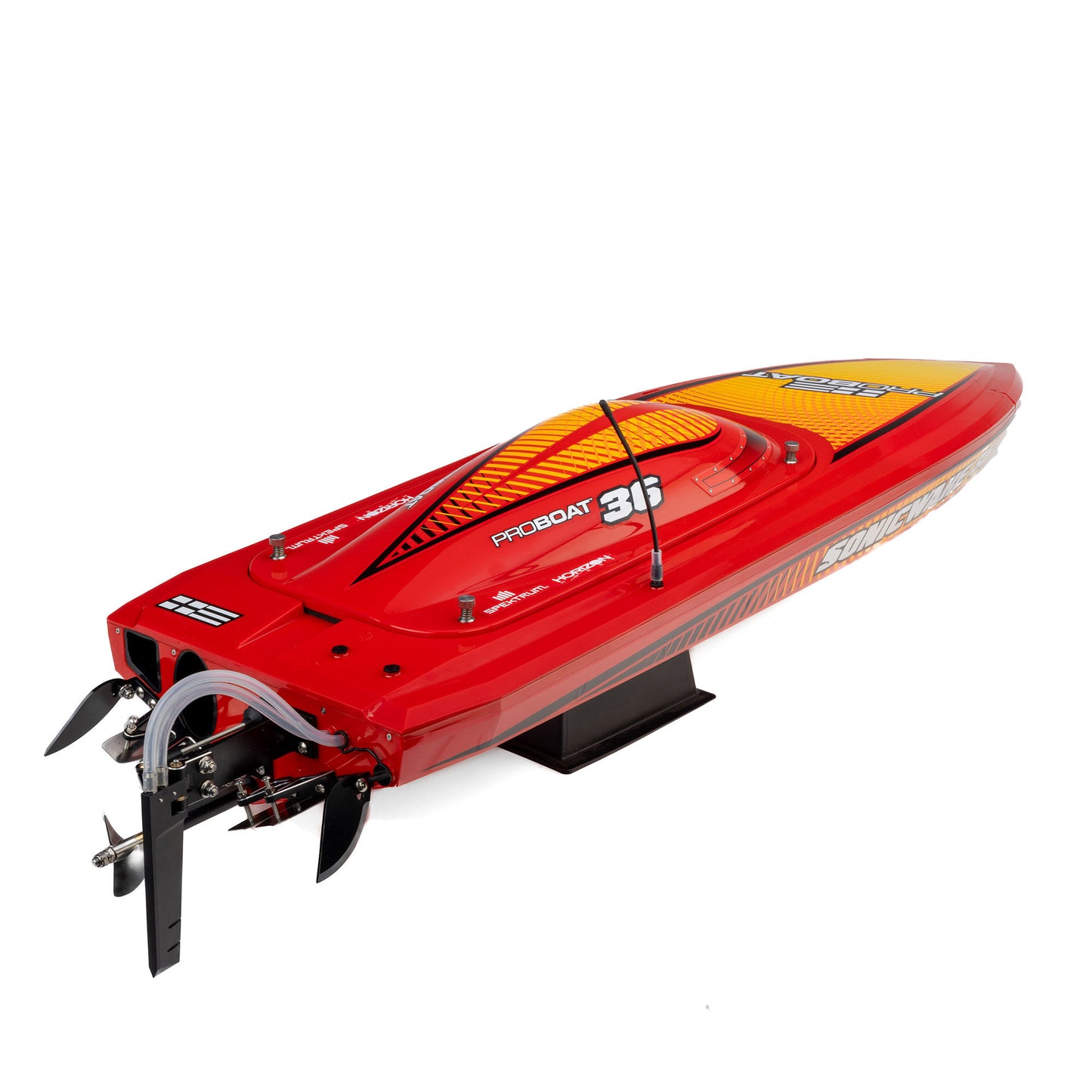 Sonicwake 36" V3 Self-Righting V-Hull Ready to Run (Red) (PRB-2171T2)_14