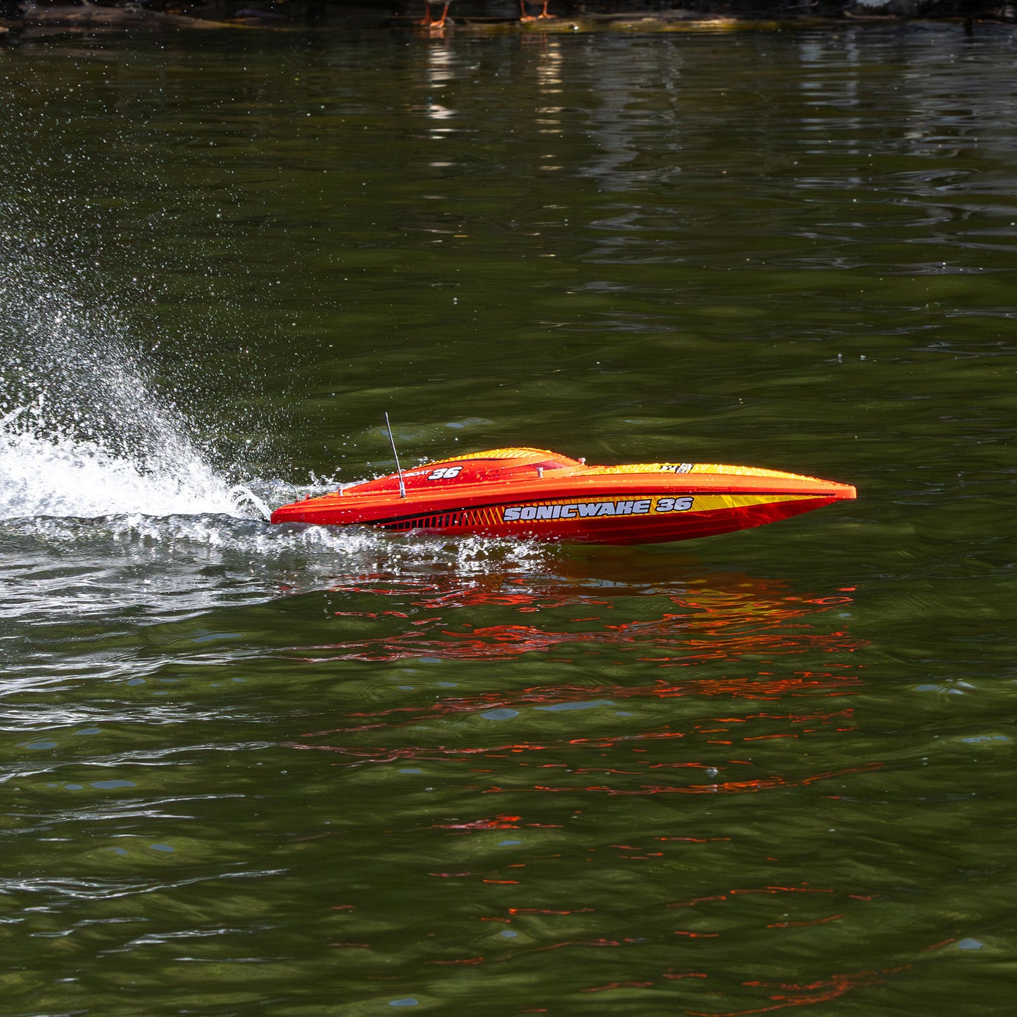 Sonicwake 36" V3 Self-Righting V-Hull Ready to Run (Red) (PRB-2171T2)_18