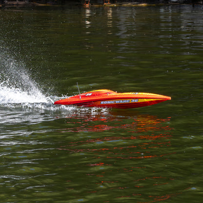 Sonicwake 36" V3 Self-Righting V-Hull Ready to Run (Red) (PRB-2171T2)_18