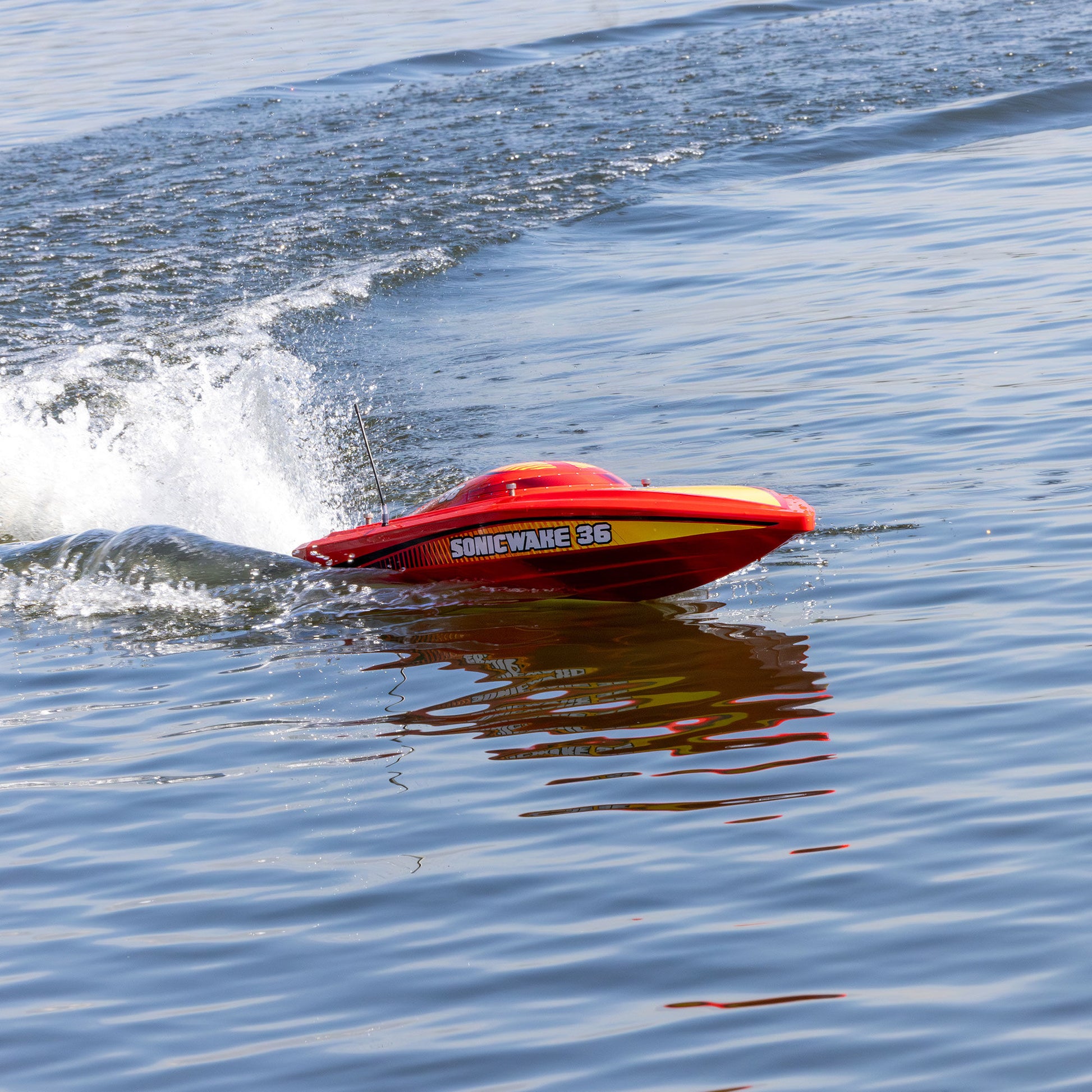 Sonicwake 36" V3 Self-Righting V-Hull Ready to Run (Red) (PRB-2171T2)_13