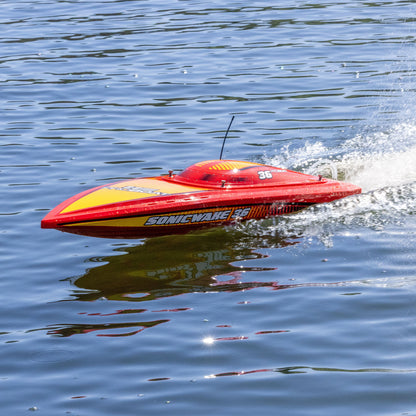 Sonicwake 36" V3 Self-Righting V-Hull Ready to Run (Red) (PRB-2171T2)_10