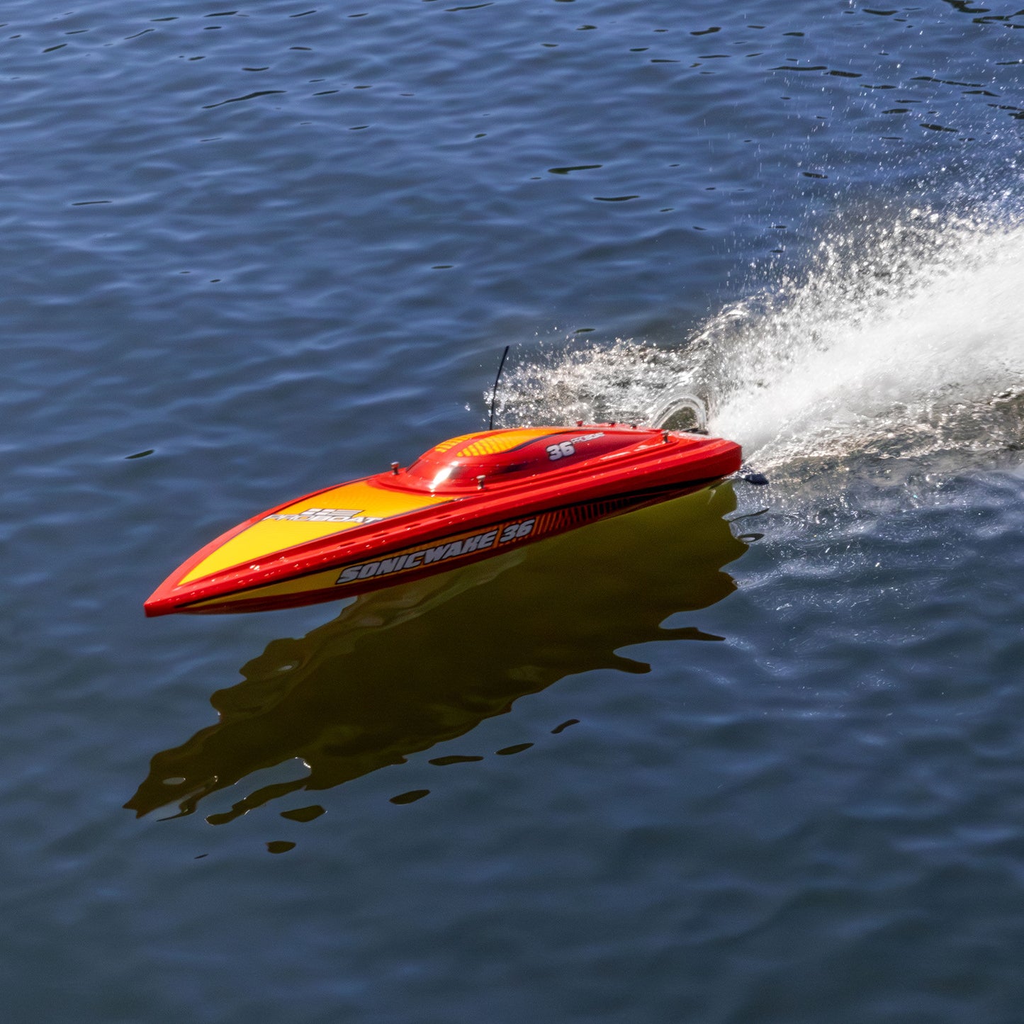 Sonicwake 36" V3 Self-Righting V-Hull Ready to Run (Red) (PRB-2171T2)_9