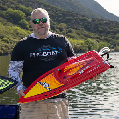 Sonicwake 36" V3 Self-Righting V-Hull Ready to Run (Red) (PRB-2171T2)_27
