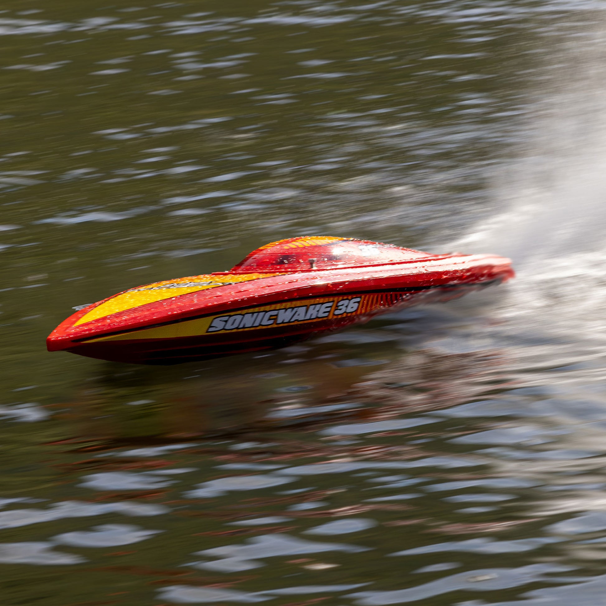 Sonicwake 36" V3 Self-Righting V-Hull Ready to Run (Red) (PRB-2171T2)_11