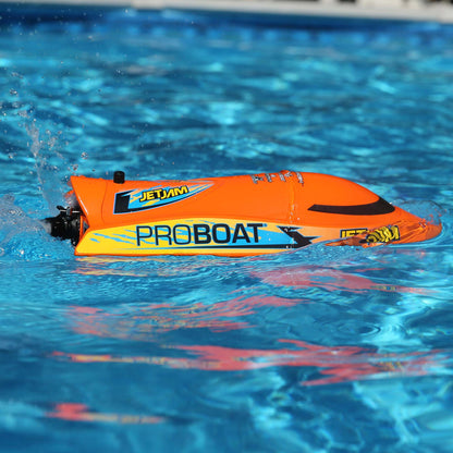 12" Jet Jam Pool Racer Ready to Run with Battery and Charger (Orange) (PRB08031V2T1)_12