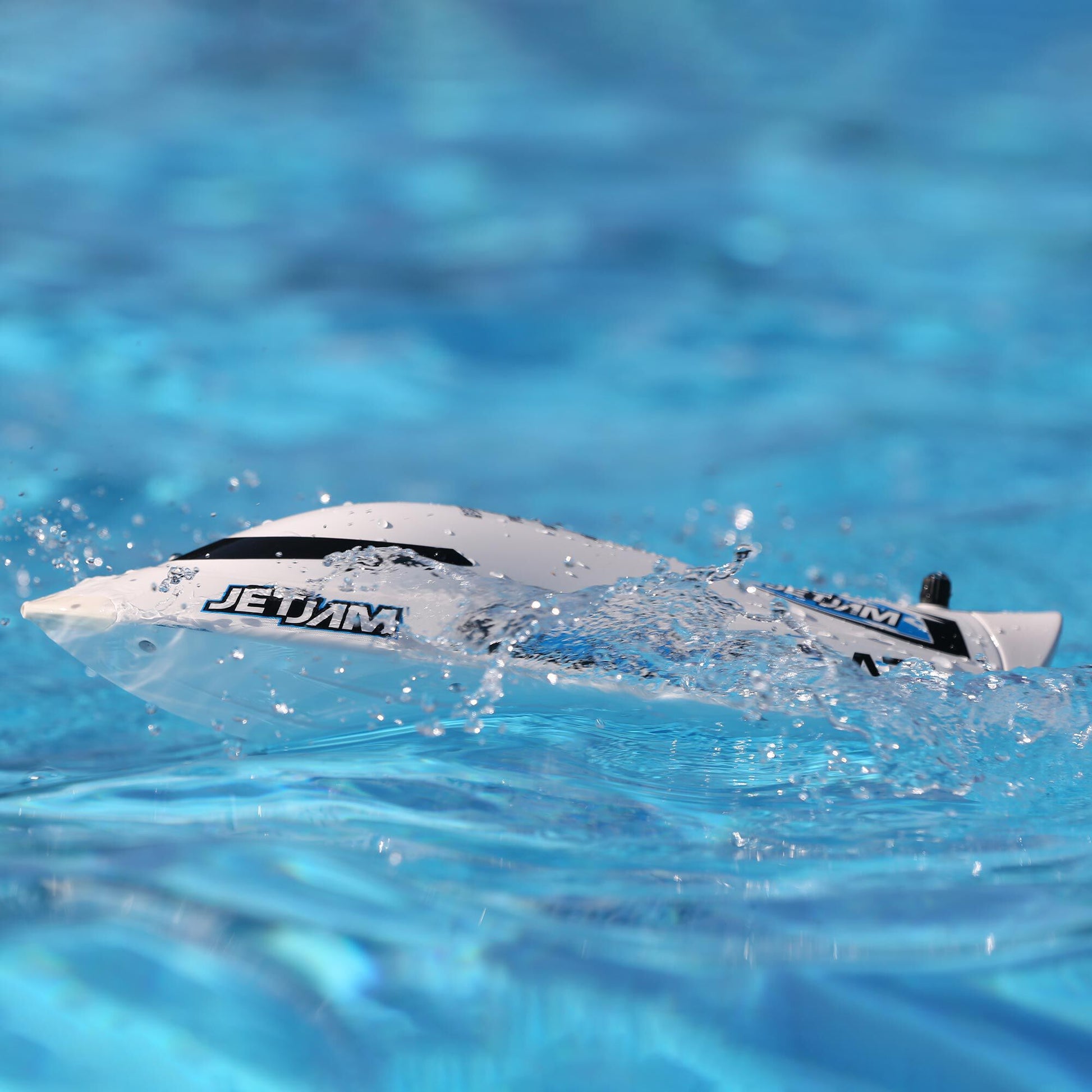 12" Jet Jam Pool Racer Ready to Run with Battery and Charger (White) (PRB08031V2T2)_10