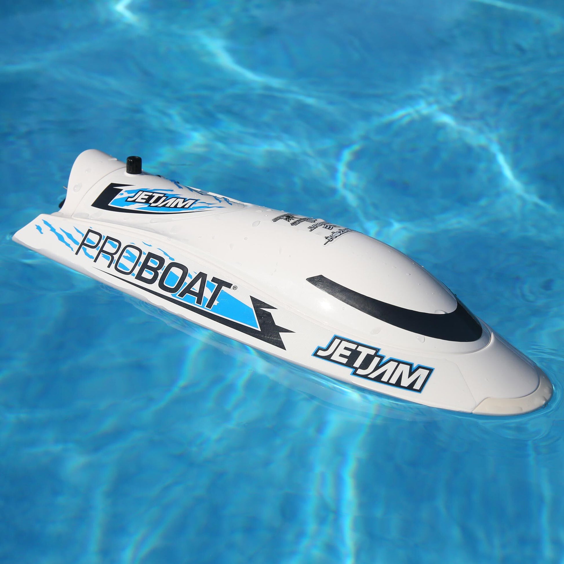 12" Jet Jam Pool Racer Ready to Run with Battery and Charger (White) (PRB08031V2T2)_12
