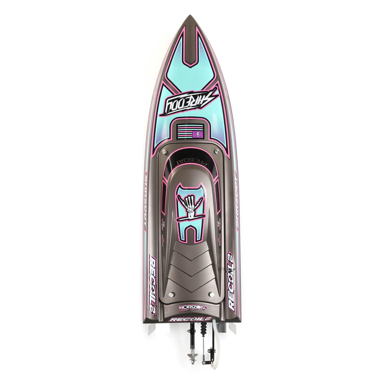 26" Recoil 2 V2 Self-Righting Deep-V Ready to Run (Shreddy ) (PRB08041V2T2)_8