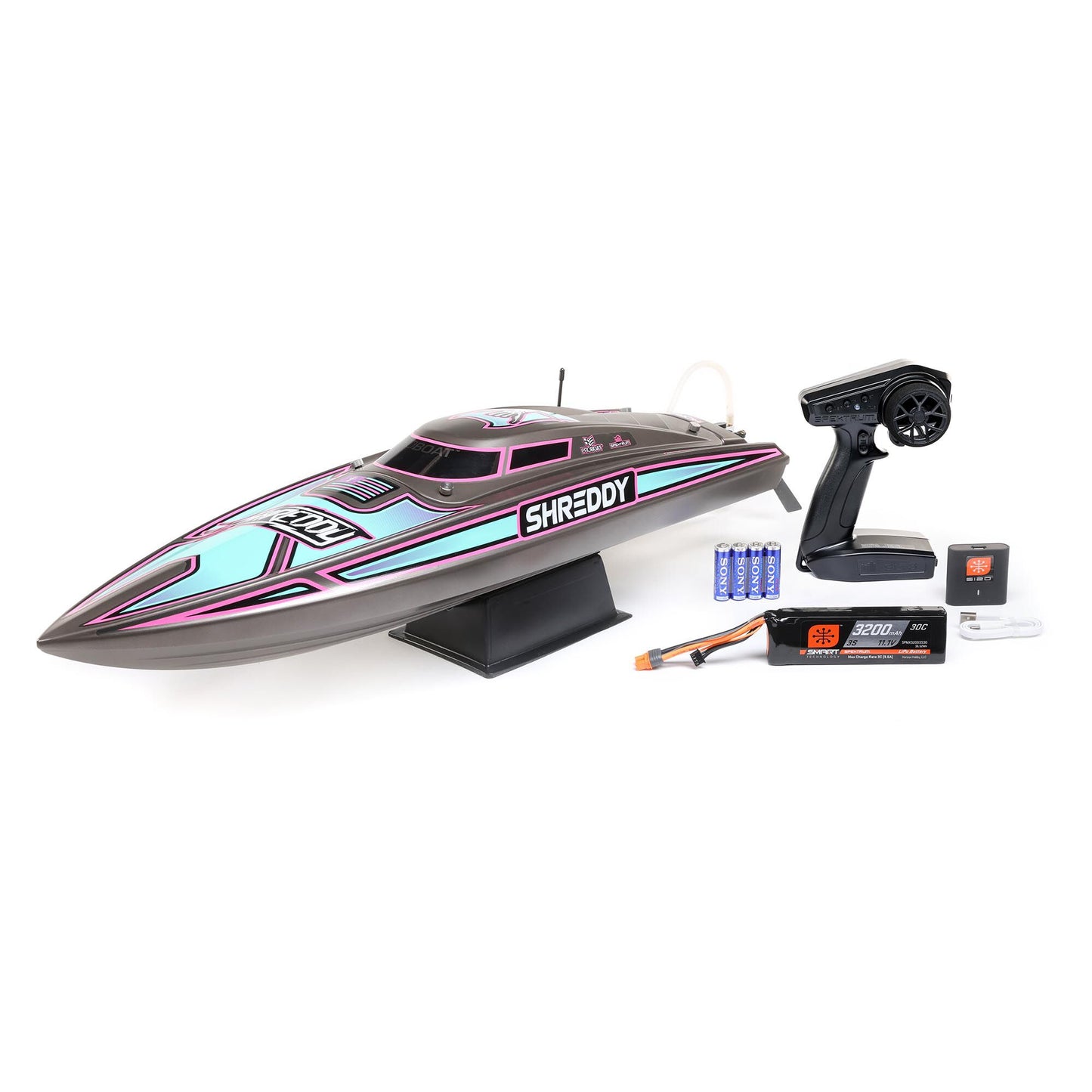 26" Recoil 2 V2 Self-Righting Deep-V Ready to Run (Shreddy ) (PRB08041V2T2)_7