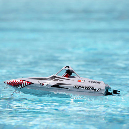 9" Sprintjet Self-Righting Deep-V Jet Boat Ready to Run with Battery and Charger (Silver) (PRB08045T1)_19