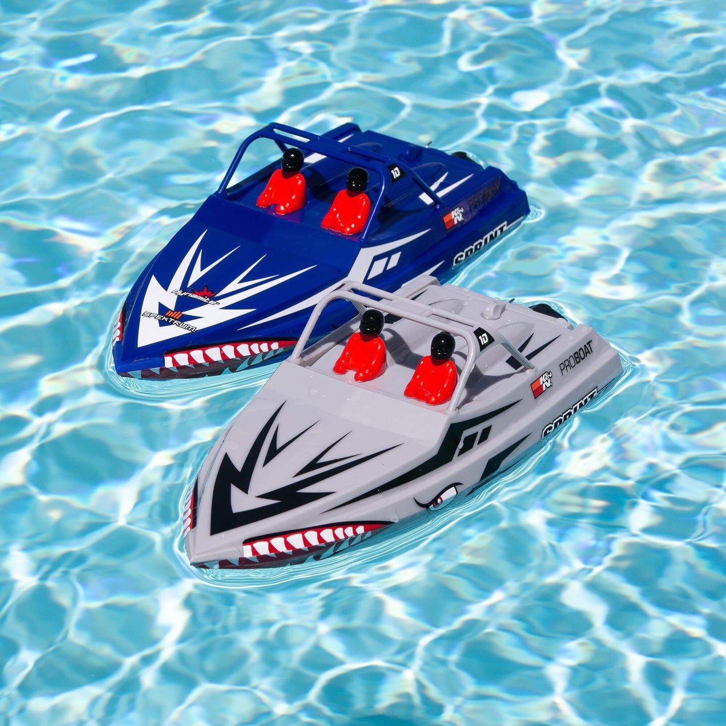 9" Sprintjet Self-Righting Deep-V Jet Boat Ready to Run with Battery and Charger (Silver) (PRB08045T1)_10